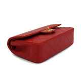 Vintage Small Classic Flap - Red Lambskin