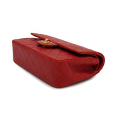 Vintage Small Classic Flap - Red Lambskin