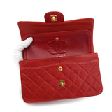 Vintage Small Classic Flap - Red Lambskin