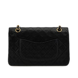 Vintage Medium Classic Flap - Black Lambskin