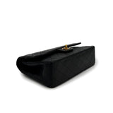 Vintage Medium Classic Flap - Black Lambskin