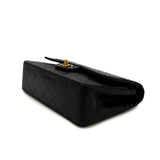 Vintage Medium Classic Flap - Black Lambskin