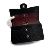 Vintage Medium Classic Flap - Black Lambskin