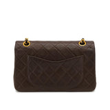 Vintage Small Classic Flap - Brown Lambskin