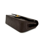 Vintage Small Classic Flap - Brown Lambskin