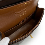 Vintage Small Classic Flap - Brown Lambskin