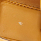 Hermès Picotin Tressage PM Jaune Ambre / Brique / Blanc Epsom