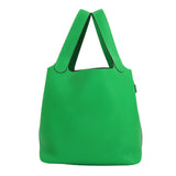 Hermès Picotin So Green MM Bamboo Taurillon Clemence