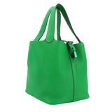 Hermès Picotin So Green MM Bamboo Taurillon Clemence
