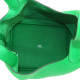 Hermès Picotin So Green MM Bamboo Taurillon Clemence