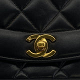 Vintage Small Diana - Black Lambskin