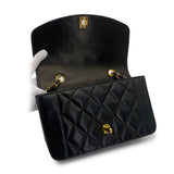 Vintage Small Diana - Black Lambskin