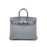 Vintage  Birkin 25 - Gris Pantin Togo