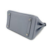 Vintage  Birkin 25 - Gris Pantin Togo