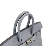 Vintage  Birkin 25 - Gris Pantin Togo