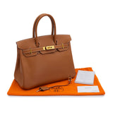 Birkin 30 - Gold Epsom