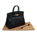 Birkin 35 Verso - Black Ostrich