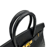 Birkin 35 Verso - Black Ostrich