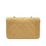 Vintage Small Diana - Beige Lambskin