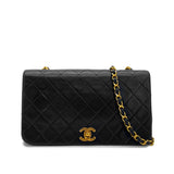 Vintage  Full Flap - Black Lambskin