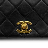 Vintage  Full Flap - Black Lambskin