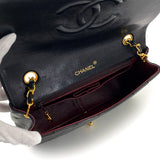 Vintage  Full Flap - Black Lambskin
