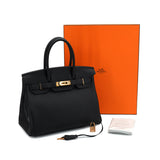 Vintage  Birkin 30 - Black Togo