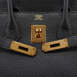 Vintage  Birkin 30 - Black Togo