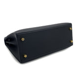 Vintage  Kelly 25 - Black Epsom