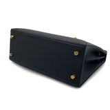 Vintage  Kelly 25 - Black Epsom
