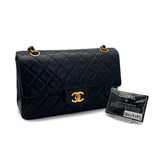 Vintage Small Classic Flap - Black Lambskin