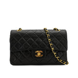 Vintage Small Classic Flap - lambskin - Black Lambskin