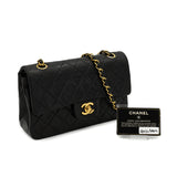 Vintage Small Classic Flap - lambskin - Black Lambskin