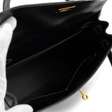 Vintage  Kelly 32 Sellier - Black Lisse