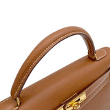 Vintage  Kelly 32 Sellier - Gold Courchevel