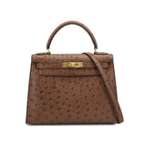 Vintage  Kelly 28 Sellier - Etrusque Ostrich