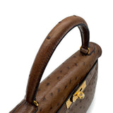 Vintage  Kelly 28 Sellier - Etrusque Ostrich