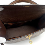 Vintage  Kelly 28 Sellier - Etrusque Ostrich