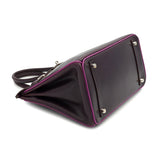 Vintage  Birkin 30 - Raisin , Cyclamen Boxcalf
