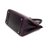 Vintage  Birkin 30 - Raisin , Cyclamen Boxcalf