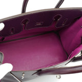 Vintage  Birkin 30 - Raisin , Cyclamen Boxcalf
