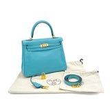 Vintage  Kelly 25 - Blue Saint Cyr Swift