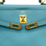 Vintage  Kelly 25 - Blue Saint Cyr Swift