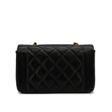 Vintage Small Diana - lambskin - Black Lambskin