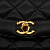 Vintage Small Diana - lambskin - Black Lambskin