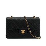 Vintage Small Classic Flap - lambskin - Black Lambskin