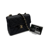 Vintage  Mini Square - caviar - Black Caviar