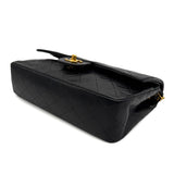 Vintage Medium Classic Flap - lambskin - Black Lambskin