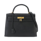 Hermès Kelly 32 Black Togo