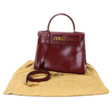 Hermès Kelly 28 Rouge H Box Calf